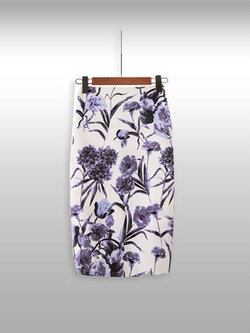 กระโปรงแฟชั่นแต่งลายสวยเก๋ มี 4 ไซส รหัส2133