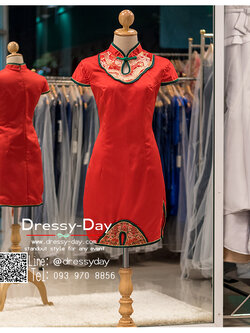 รหัส ชุดกี่เพ้า :KPS050 ชุดกี่เพ้าพร้อมส่ง มีชุดกี่เพ้าคนอ้วน แบบสั้น สีแดง คัตติ้งเป๊ะมาก ใส่ออกงาน ไปงานแต่งงาน ใส่เป็นชุดพิธีกร ชุดเพื่อนเจ้าสาว ชุดถ่ายพรีเวดดิ้ง ชุดยกน้ำชา หรือ ใส่ ชุดกี่เพ้าแต่งงาน สวยมากๆ ค่ะ