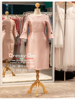 รหัส ชุดเจ้าภาพ :PFS121 ชุดไปงานแต่งกลางวัน ตอนเช้า งานบ่าย minimal แบบมีแขน คนอ้วน อวบ ใส่แล้วเรียบหรูดูแพง