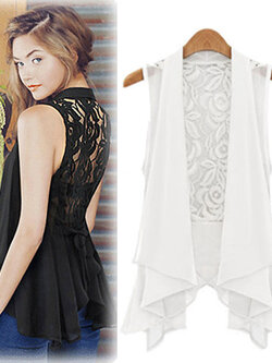 เสื้อคลุมแฟชั่น แบบสวยหวานสไตล์เกาหลี 4 ไซส-M/L/XL/2XL รหัส 1851-สีขาว