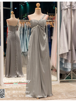 รหัส ชุดไปงานแต่งงาน :PF063 ชุดราตรียาว ไหล่เดี่ยว สีดำ ใส่แล้วสวยหรูแต่แอบเซ็กซี่เบาๆ ใส่ออกงานกลางคืน ไปงานแต่งงาน งานเลี้ยง งานรับรางวัล งานบายเนียร์ งานพรอม งานกาล่าดินเนอร์ งานเดินพรหมแดง หรือชุดเพื่อนเจ้าสาว สวยปังมาก