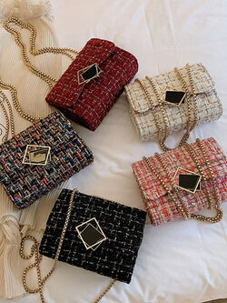 สินค้าพรีออเดอร์ กระเป๋าแฟชั่นสวยหรู มี 5 สี รหัส PO-BAG-018