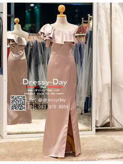 รหัส ชุดราตรียาว : PFL130 ชุดราตรียาว พร้อมส่ง โชว์ไหล่ ไหล่เดี่ยว ไหล่เฉียง สวย เรียบ หรู คนอวบ อ้วนใส่สวยค่ะ