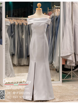 รหัส ชุดราตรี :PFL064 ชุดราตรียาวมีแขน สวยหวานหรู ราตรียาวสีเทา ผ้าไหมญี่ปุ่น ซับในซาติน สวยหรูแบบเรียบโก้ และใส่ได้หลากหลายโอกาสคร๊าา มาพร้อมซับในอย่างดี คัตติ้งเนี๊ยบๆ