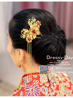 รหัส ปิ่นปักผมจีน : TR154 ปิ่นปักผมจีนโบราณ เครื่องประดับผมจีนโบราณ เครื่องหัวจีนสวยๆ หรูๆ พร้อมส่ง