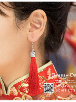 รหัส ปิ่นปักผมจีน : TR107 ต่างหูจีนโบราณ พร้อมส่ง เครื่องประดับผม หัวจีนโบราณ ไว้ใส่คู่กับปิ่นปักผมจีน และชุดยกน้ำชาสวย หรู