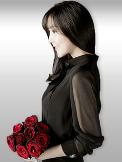 เสื้อแฟชั่นใส่ทำงานแบบสวยหรู รหัส2405