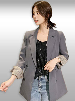 เสื้อสูทแฟชั่นแบบสวยหรูสไตล์เกาหลี มี 5 ไซส