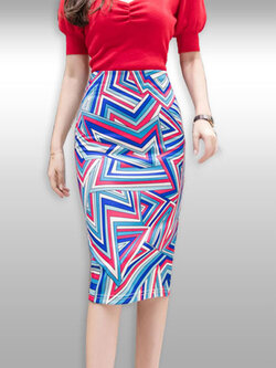 กระโปรงแฟชั่นลายสวยเก๋ มี 3ไซส รหัส2135