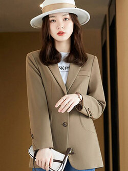 สินค้าพรีออเดอร์ เสื้อสูทแฟชั่นสไตล์เกาหลี มี4สี PO-SUIT-036