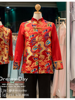 รหัส เสื้อจีนชาย : KPM003 เสื้อจีนชาย พร้อมส่ง ซื้อได้ที่ไหน -> แนะนำร้านเดรสซี่เดย์ www.dressy-dayนะคะ เสื้อจีนชาย คัตติ้งเนี๊ยบๆ พร้อมส่งเยอะสุดในไทย