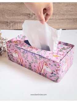 Tin Tissue Box กล่องทิชชู่ งานสังกะสี 21 CM.