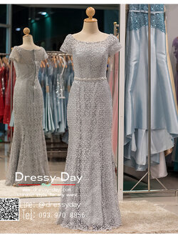 รหัส ชุดราตรียาว : PF023 ชุดราตรียาวสีเทา มีเพรชประดับที่เอว เหมาะใส่เป็นชุดไปงานแต่งาน ชุดเดรสออกงานกลางคืน งานแต่งงาน งานกาล่าดินเนอร์ งานเลี้ยง งานพรอม งานรับกระบี่