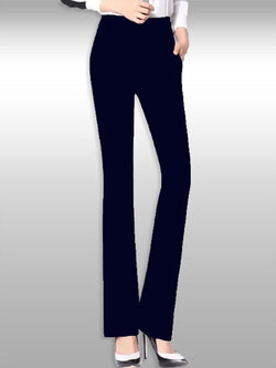 กางเกงแฟชั่นสีกรมท่าขายาว มี 7ไซส รหัส2234