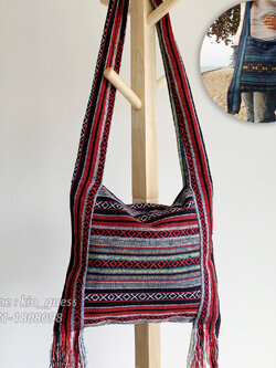 Size M ขายย่าม ย่าม ย่ามกะเหรี่ยง ย่ามชาวเขา กระเป๋าผ้านากา ขายย่ามกระเหรี่ยงทอมือ กระเป๋าฮิปปี้ กระเป๋าโบฮีเมียน กระเป๋าแนวๆ กระเป๋าแนวเซอร์ๆ ย่ามราคาถูก
