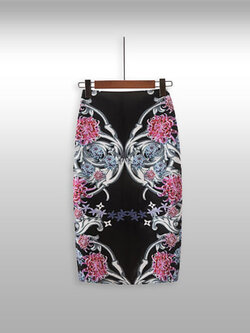 กระโปรงแฟชั่นลายสวยเก๋ มี 4 ไซส รหัส2126