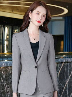 สินค้าพรีออเดอร์ เสื้อสูททำงานสวยหรูสไตล์เกาหลี มี2สี PO-SUIT-039