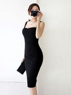 สินค้าพรีออเดอร์ ชุดเดรสแฟชั่นสไตล์เรียบหรู 3ไซส รหัส PO-Dress-024