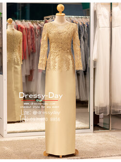 รหัส ชุดเจ้าภาพ : PFL212 ชุดแม่เจ้าสาวตอนเช้า ชุดแม่เจ้าบ่าวตอนกลางวัน เย็น กลางคืน สวย เรียบหรู ปังเกินต้าน