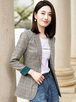 สินค้าพรีออเดอร์ เสื้อสูทแฟชั่นสวยสไตล์เกาหลี มี3สี PO-SUIT-035