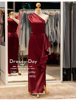 รหัส ชุดราตรียาว : PAL013 ชุดราตรียาว ไหล่เฉียง เข้ารูป ผ่าด้านข้างสุดเซ็กซี่ พร้อมส่ง