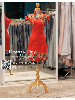 รหัส ชุดกี่เพ้า :KPS052 ชุดกี่เพ้าพร้อมส่ง มีชุดกี่เพ้าคนอ้วน แบบสั้น สีแดง คัตติ้งเป๊ะมาก ใส่ออกงาน ไปงานแต่งงาน ใส่เป็นชุดพิธีกร ชุดเพื่อนเจ้าสาว ชุดถ่ายพรีเวดดิ้ง ชุดยกน้ำชา หรือ ใส่ ชุดกี่เพ้าแต่งงาน สวยมากๆ ค่ะ