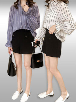 เสื้อแฟชั่นแต่งลายแบบสวยหวาน มี2สี รหัส 2176