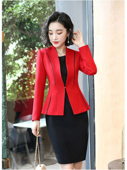 สินค้าพรีออเดอร์ เสื้อสูทแฟชั่นสวยหรูสไตล์เกาหลีดูดีมี 3 สีให้เลือกจ้าาา PO-SUIT-010
