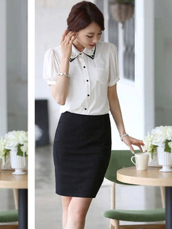 กระโปรงทรงเอแบบไม่ผ่ามีซับในแบบกางเกงกันโป๊คะ 3 size รหัส1615