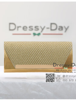 กระเป๋าออกงาน TE086: กระเป๋าออกงานพร้อมส่ง สีทอง สุดหรู ราคาถูกกว่าห้าง ถือออกงาน หรือ สะพายออกงาน สวย หรู ดูดีเริ่ดมากค่ะ