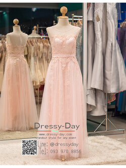 รหัส ชุดราตรียาว : PF067 - 1 ชุดพรีเวดดิ้งlสีชมพูพร้อมส่ง ใส่ถ่ายพรีเวดดิ้งแนวเจ้าหญิง ริมทะเล หรือในสวน แบบชมพู่ สวยมากๆ ค่ะ