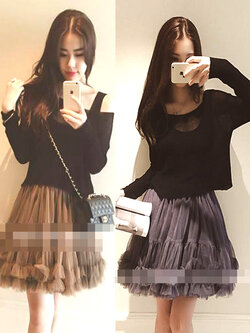 ชุดเซท 2 ชิ้น สไตล์สาวหวาน น่ารัก กระโปรงบานพริ้วสวยมี 2 สีจร้า