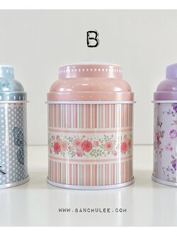 Mini Tea Tin Can กระป๋องชา งานสังกะสี ขนาดเล็ก