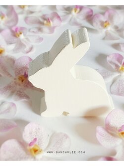 Wooden Bunny - Shredded Wheat
