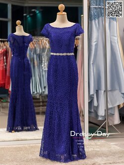 รหัส ชุดราตรียาว : PF023 ชุดราตรียาว สีน้ำเงิน มีเพรชประดับที่เอว เหมาะใส่ออกงานกลางคืน งานแต่งงาน งานกาล่าดินเนอร์ งานเลี้ยง งานพรอม งานรับกระบี่