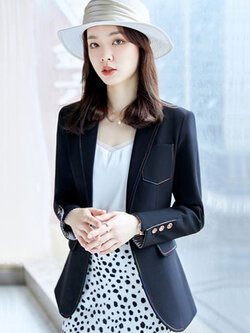 สินค้าพรีออเดอร์ เสื้อสูทแฟชั่นสวยหรูสไตล์เกาหลี มี2สี PO-SUIT-043