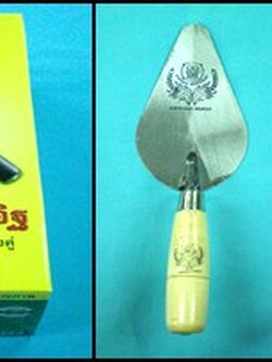 เกียง เกียงใบโพธิ์ 6 นิ้ว ด้ามไม้จับอย่างดี ตราช้างคู่ จำนวน 1 อัน