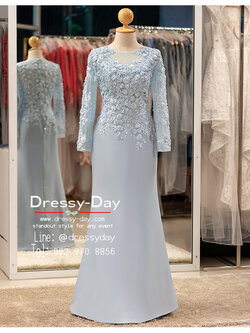 รหัส ชุดเจ้าภาพ : PFL202 ชุดแม่เจ้าสาวไม่แก่ ชุดแม่เจ้าบ่าวหรูๆ งานกลางวัน เย็น ตอนกลางคืน คนอ้วน อวบ ใส่สวย