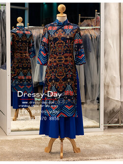 รหัส ชุดกี่เพ้า : KPS097 ชุดไปงานแต่งคนจีน ชุดร่วมงานยกน้ำชา แห่ขันหมาก ชุดกี่เพ้าประยุกต์ แฟชั่น สวย เรียบหรู หรู ดูแพง พร้อมส่ง