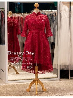 รหัส ชุดราตรีคนอ้วน :PFS112 ชุดราตรีคนอ้วน มินิมอลสไตล์ สวย หรู เรียบ โก้