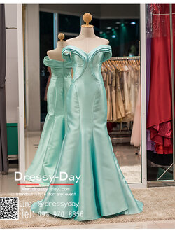 รหัส ชุดไปงานแต่งงาน :PF052 ชุดไปงานแต่ง สีเขียวมิ้นท์ สวยเหมือนชุดราตรีที่ใหม่ดาวิกาใส่ ใส่ไปงานแต่งงาน ออกงานกาล่าดินเนอร์ งานเดินพรหมแดง งานพรอม งานบายเนียร์ งานเลี้ยง ถ่ายพรีเวดดิ้ง สวยเริ่ดมากๆ