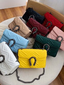 สินค้าพรีออเดอร์ กระเป๋าแฟชั่นสวยหรู มี 9 สี รหัส PO-BAG-049