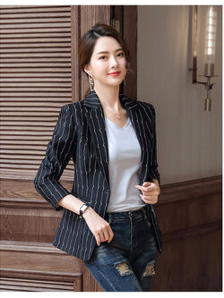 สินค้าพรีออเดอร์ สูทผู้หญิงแบบสวยสไตล์เกาหลีมี2สี รหัส PO-SUIT-011