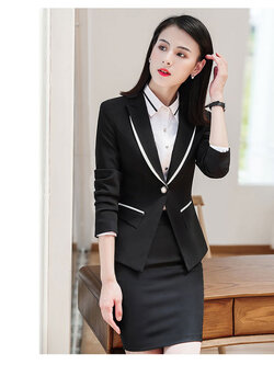 สินค้าพรีออเดอร์ เสื้อสูทแฟชั่นสวยหรูสไตล์เกาหลีดูดีมี 2 สี PO-SUIT-015