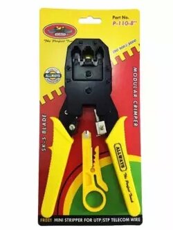 คีมเข้าหัวสายแลนส์ คีมย้ำ 02-7374802-3