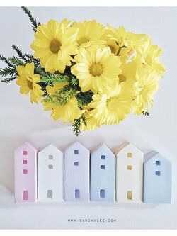 Wooden Pastel Village