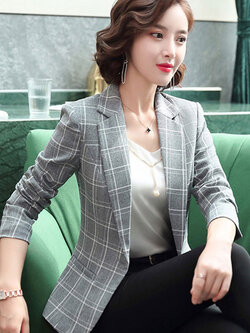 สินค้าพรีออเดอร์ เสื้อสูทแฟชั่นสวยหรูสไตล์เกาหลี มี3สี PO-SUIT-034