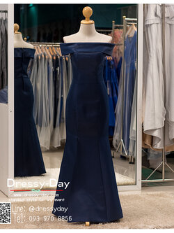 รหัส ชุดราตรี :PFL064 ชุดราตรียาวมีแขน สวยหวานหรู ราตรียาวสีเนวี่บลู ผ้าไหมญี่ปุ่น ซับในซาติน สวยหรูแบบเรียบโก้ และใส่ได้หลากหลายโอกาสคร๊าา มาพร้อมซับในอย่างดี คัตติ้งเนี๊ยบๆ สีน้ำเงิน