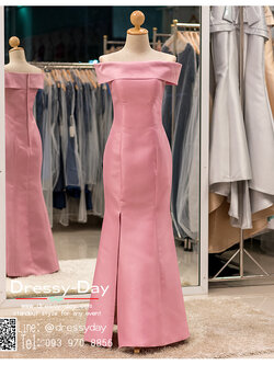 รหัส ชุดราตรี :PFL064 ชุดราตรียาวมีแขน สวยหวานหรู ราตรียาวสีชมพู ผ้าไหมญี่ปุ่น ซับในซาติน สวยหรูแบบเรียบโก้ และใส่ได้หลากหลายโอกาสคร๊าา มาพร้อมซับในอย่างดี คัตติ้งเนี๊ยบๆ