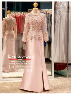 รหัส ชุดเจ้าภาพ : PFL215 ชุดแม่เจ้าสาวไม่แก่ แม่เจ้าสาว ชุดแม่เจ้าบ่าวตอนกลางวัน เช้า เย็น งานกลางคืน ผ้าไหมหรูๆ